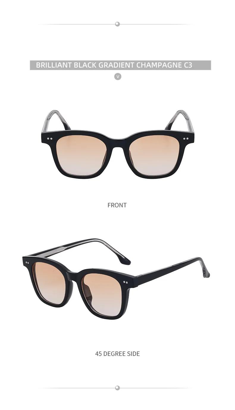 Modern Style Classic Style Geometric Pc Square Full Frame Glasses display picture 17