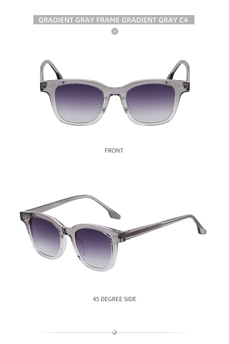 Modern Style Classic Style Geometric Pc Square Full Frame Glasses display picture 18