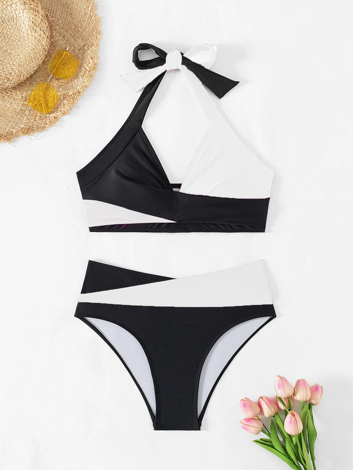 Women's Multicolor 2 Pieces Set Swimwear display picture 12