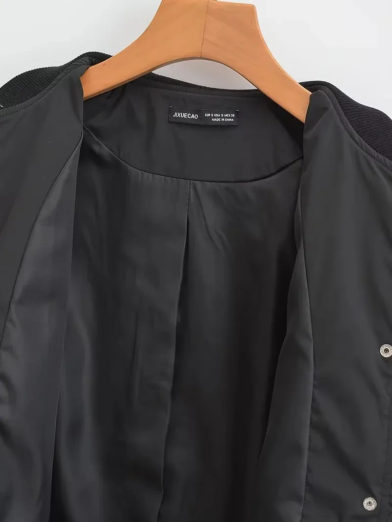 Women's Streetwear Solid Color Zipper Outdoor Jacket display picture 9