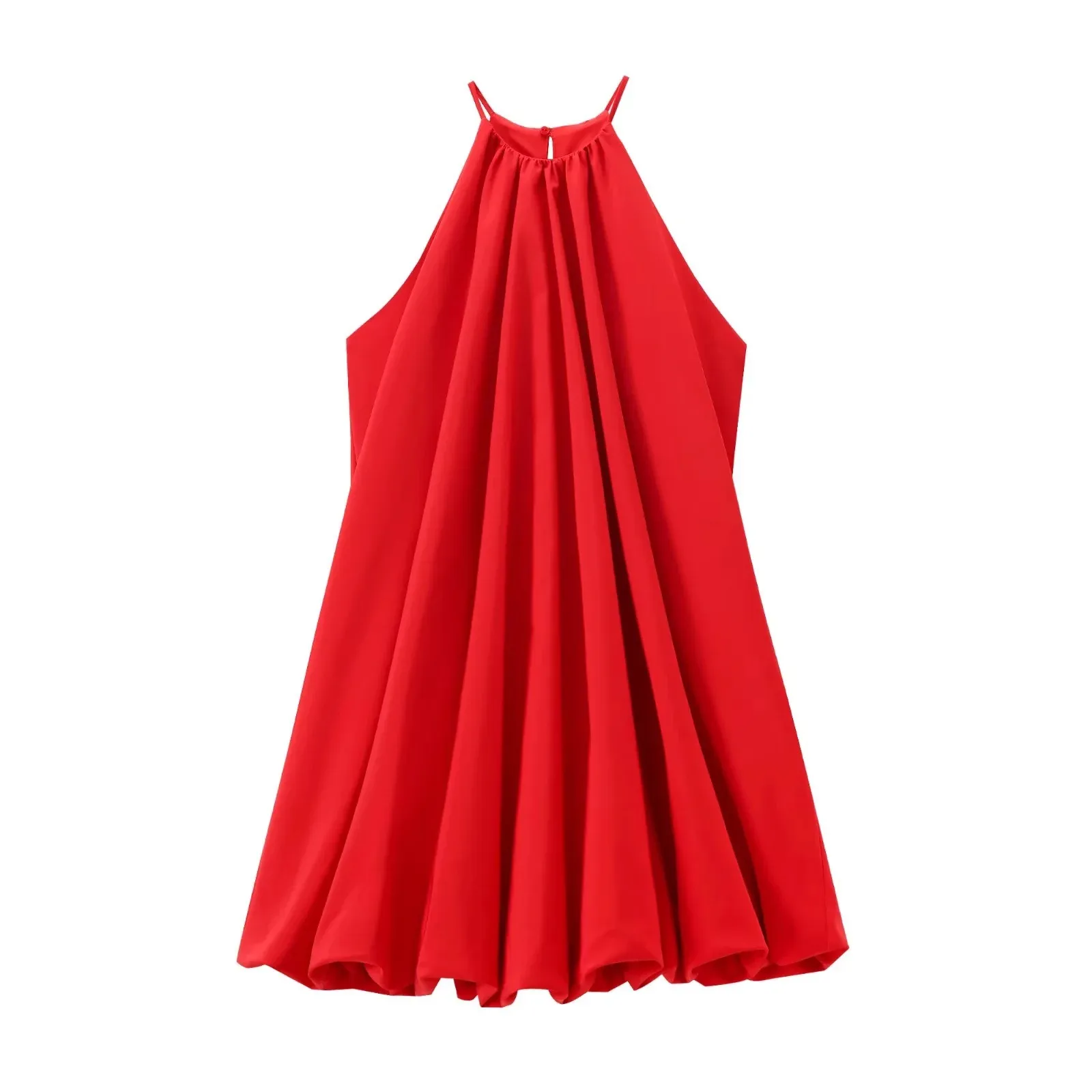 Women's Strap Dress Elegant Strap Sleeveless Solid Color Knee-Length Holiday Banquet Selfie display picture 1