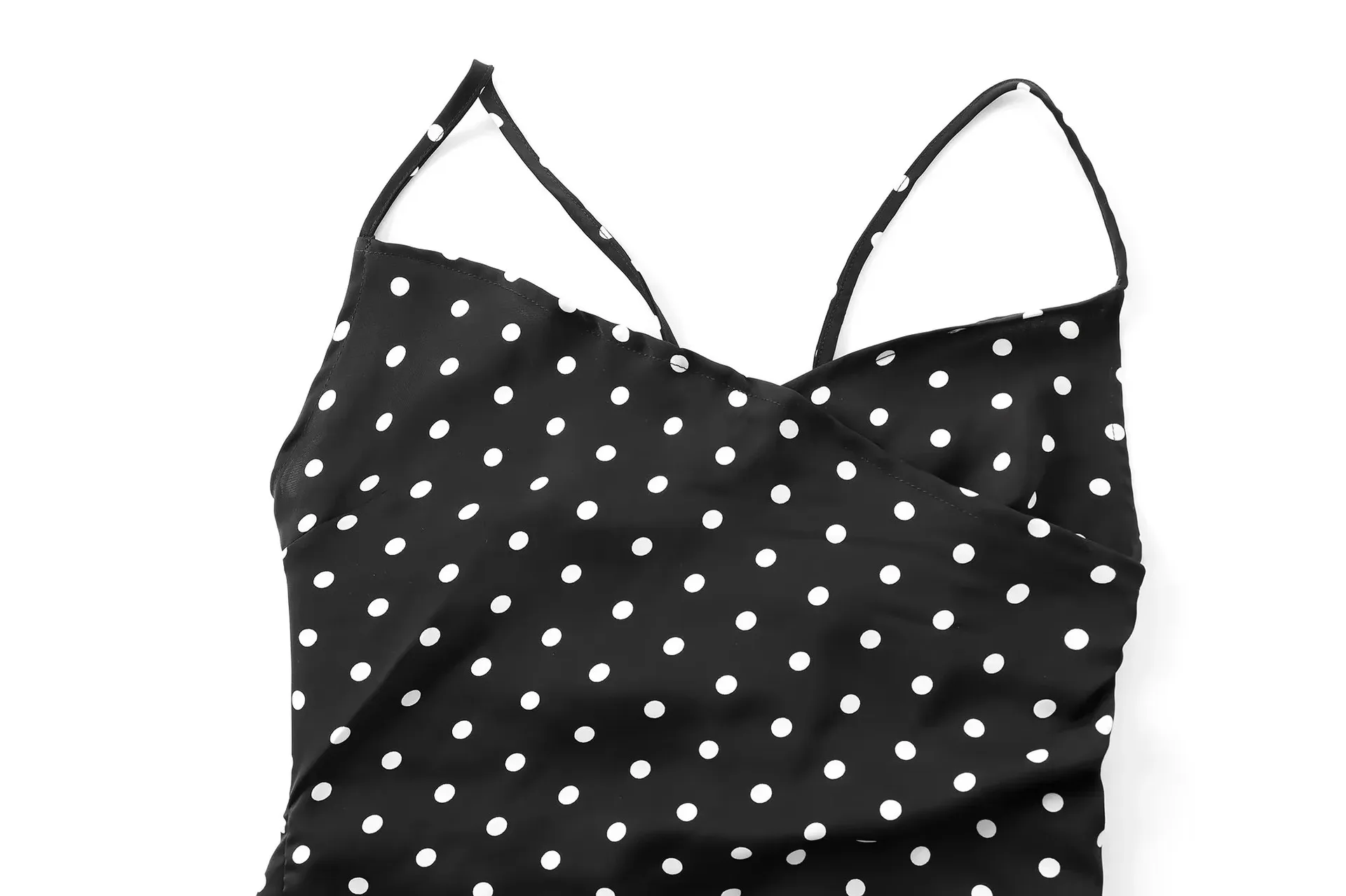 Women's Strap Dress Elegant Strap Sleeveless Round Dots Maxi Long Dress Holiday Banquet Selfie display picture 3