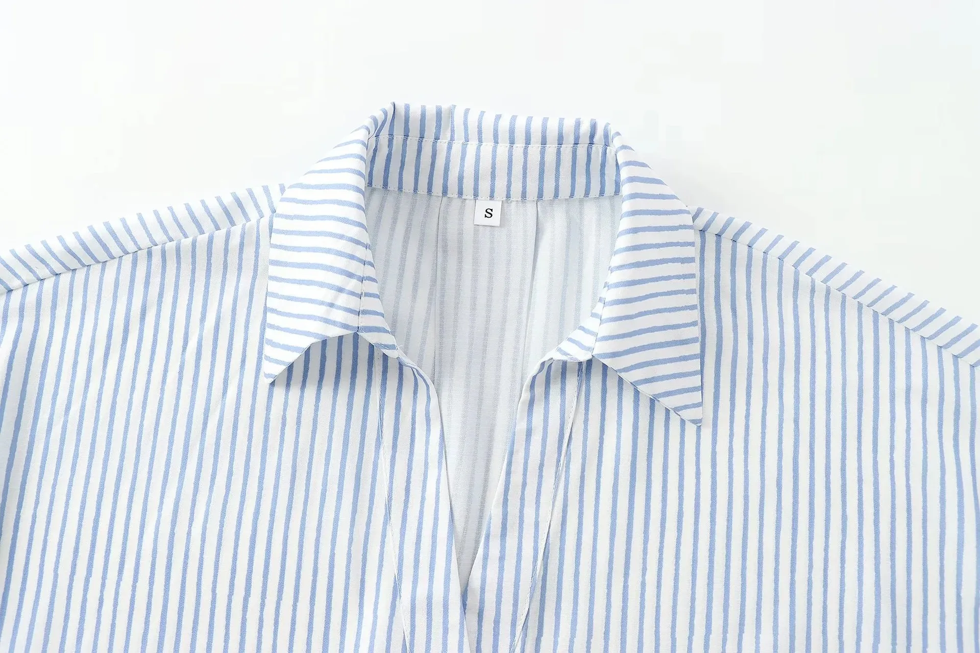 Women's Blouse Long Sleeve Blouses Elegant Stripe Solid Color display picture 12