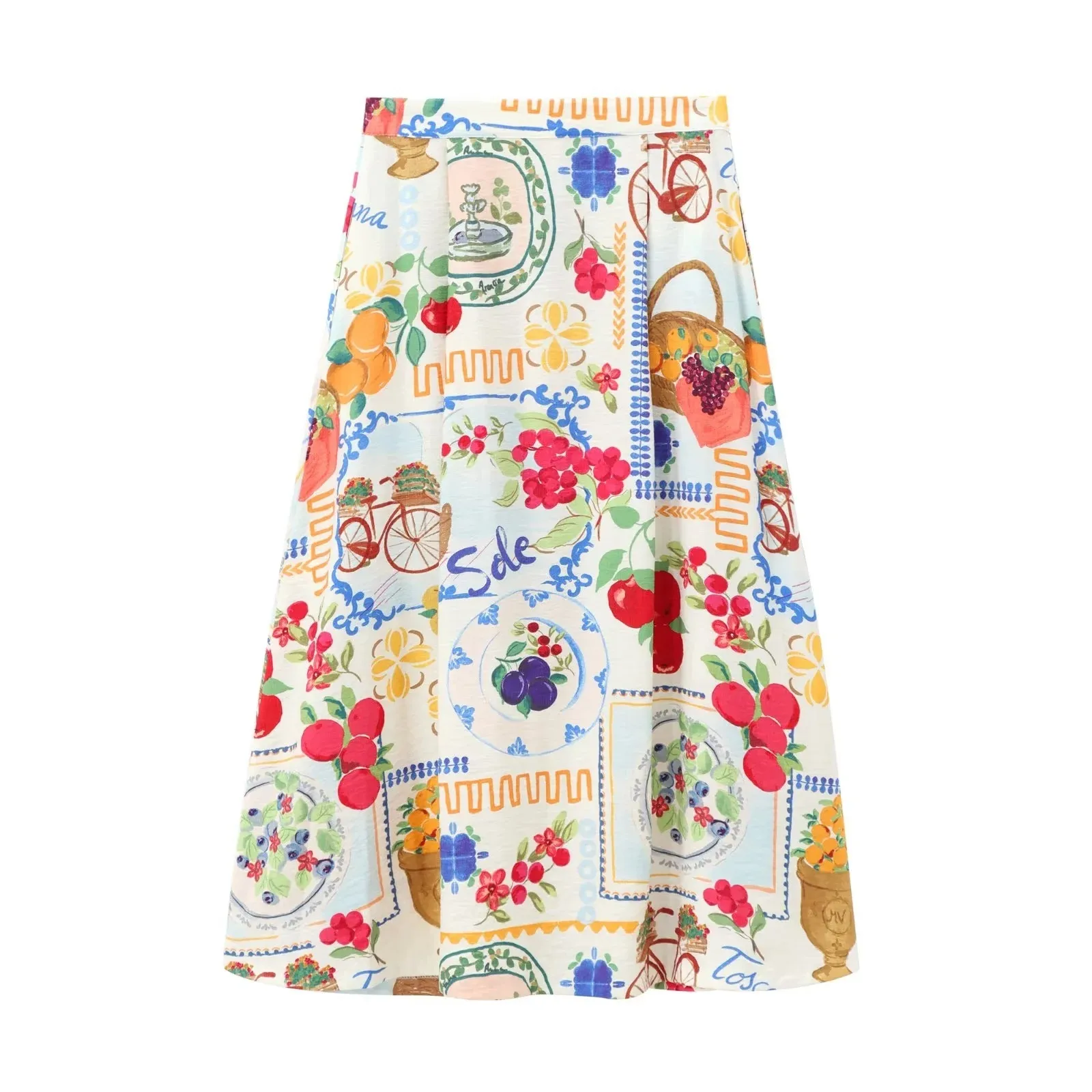 Holiday Banquet Selfie Women's Streetwear Printing Polyester Skirt Co-ord Set Shorts Sets display picture 12