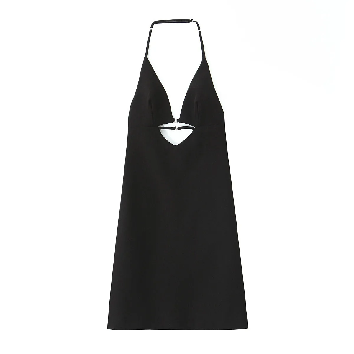 Women's Sheath Dress Elegant Strap Sleeveless Solid Color Above Knee Holiday Banquet Selfie display picture 1