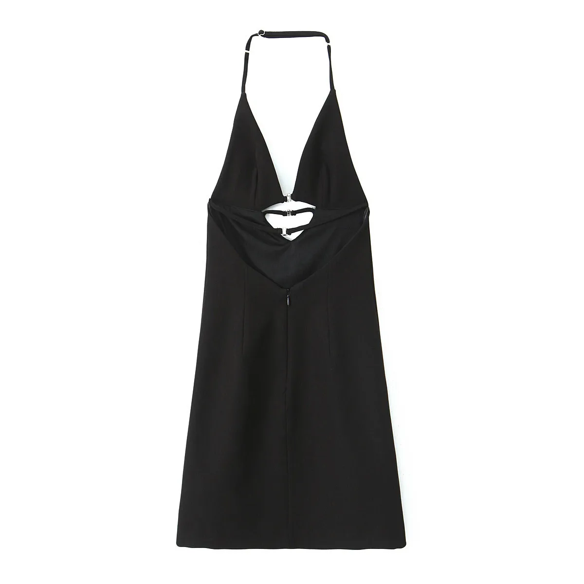 Women's Sheath Dress Elegant Strap Sleeveless Solid Color Above Knee Holiday Banquet Selfie display picture 2