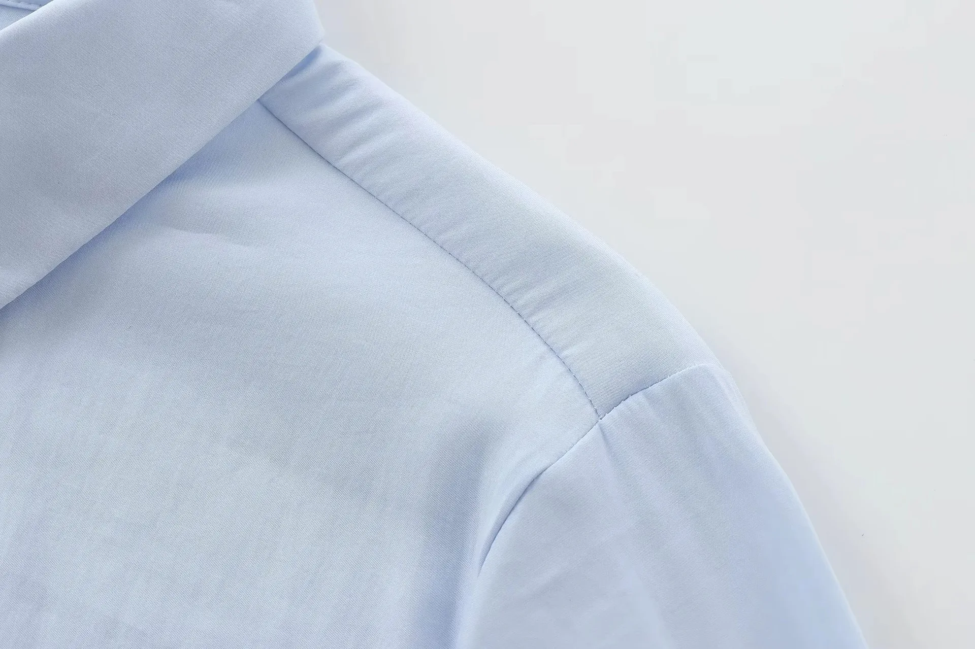 Women's Blouse Long Sleeve Blouses Simple Style Solid Color display picture 4