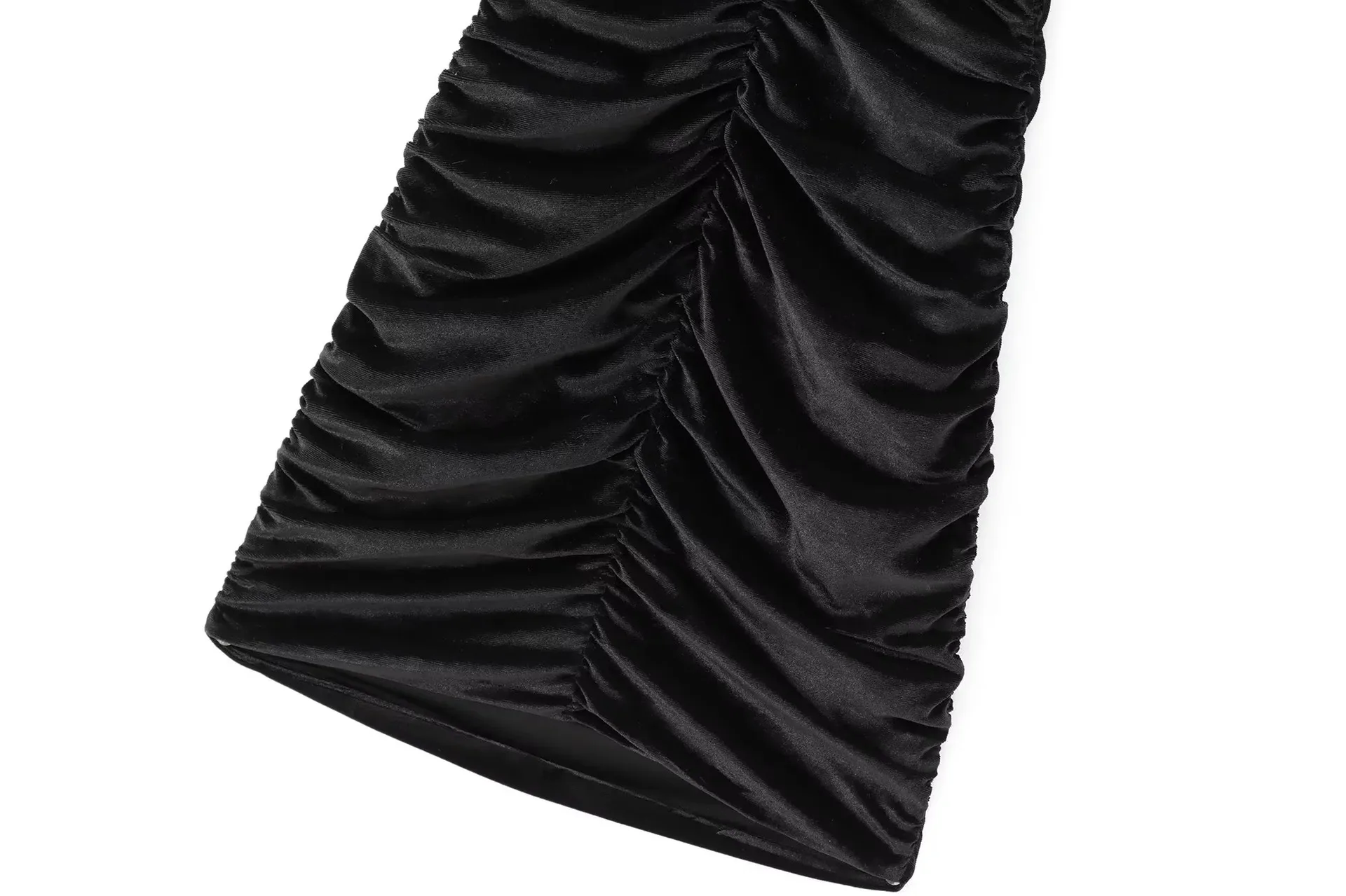 Women's Sheath Dress Elegant Round Neck Pleated Sleeveless Solid Color Above Knee Casual Daily Party display picture 8