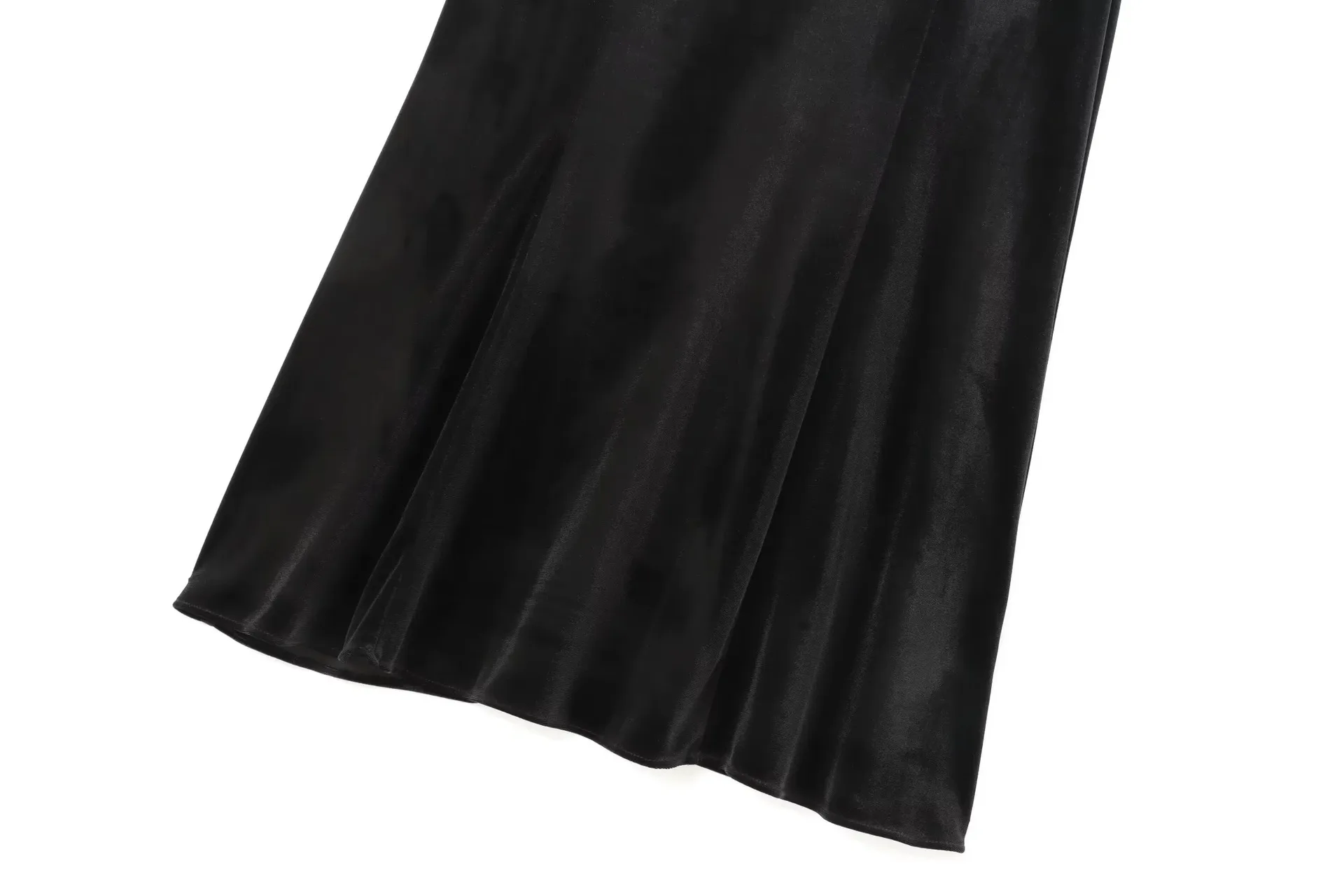 Women's Skirt Simple Style Solid Color Midi Dress Banquet Evening Party display picture 8