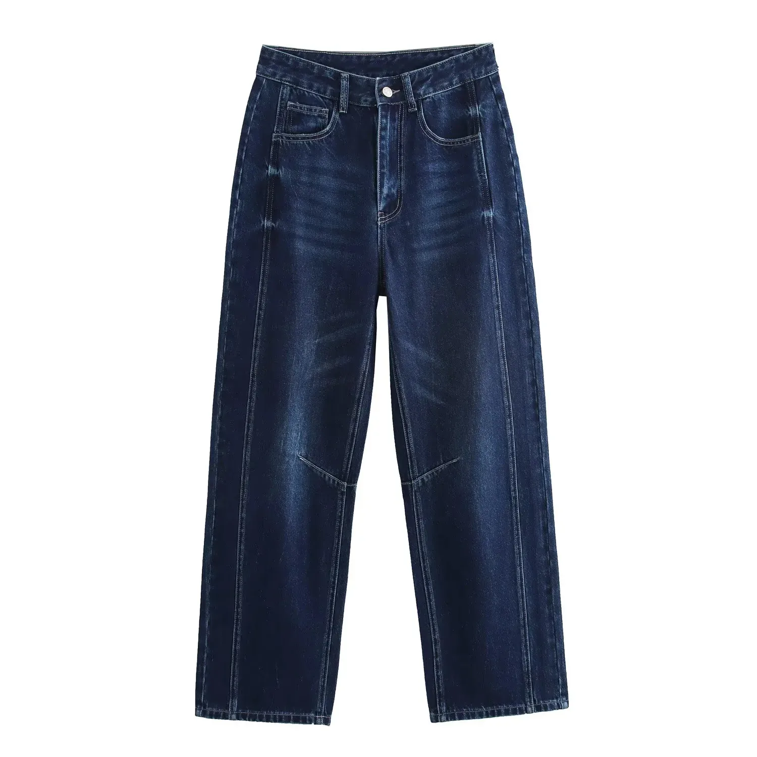 Women's Casual Daily Simple Style Solid Color Full Length Jeans display picture 1