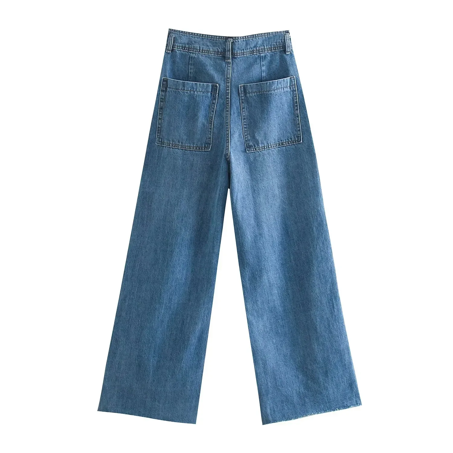 Women's Casual Daily Simple Style Solid Color Full Length Jeans display picture 8