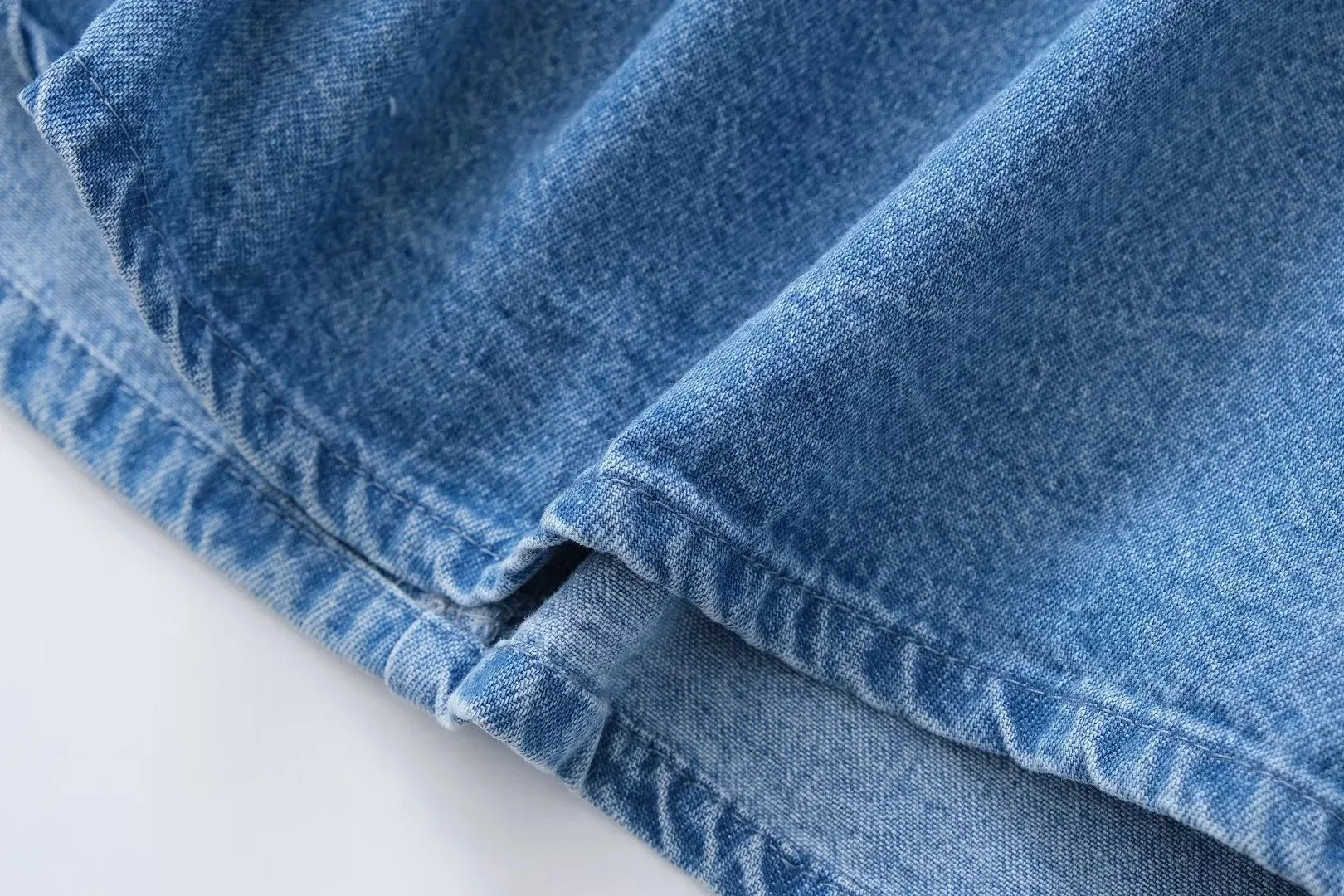Women's Denim Dress Simple Style Halter Neck Backless Sleeveless Solid Color Maxi Long Dress Casual Daily display picture 6