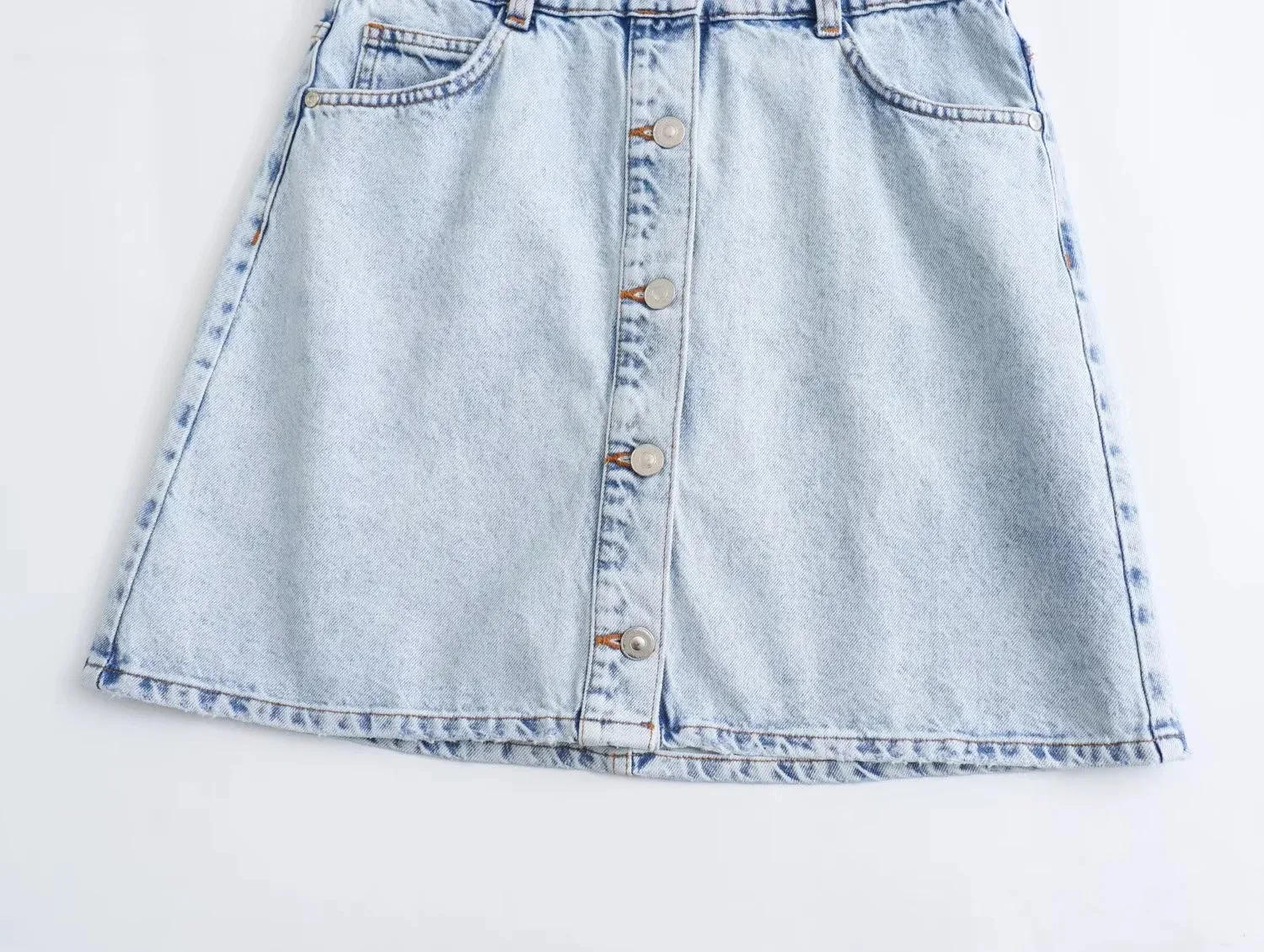 Women's Denim Dress Simple Style Turndown Long Sleeve Solid Color Above Knee Casual Holiday Daily display picture 8