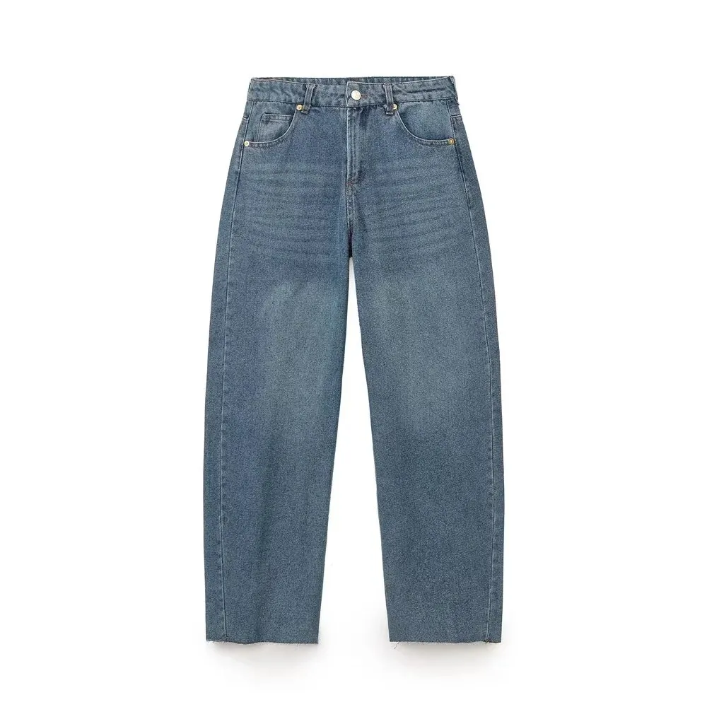 Casual Holiday Daily Women's Simple Style Color Block Denim Pants Sets Shorts Sets display picture 3