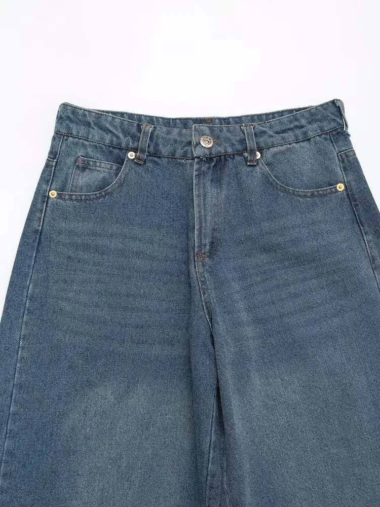 Casual Holiday Daily Women's Simple Style Color Block Denim Pants Sets Shorts Sets display picture 11
