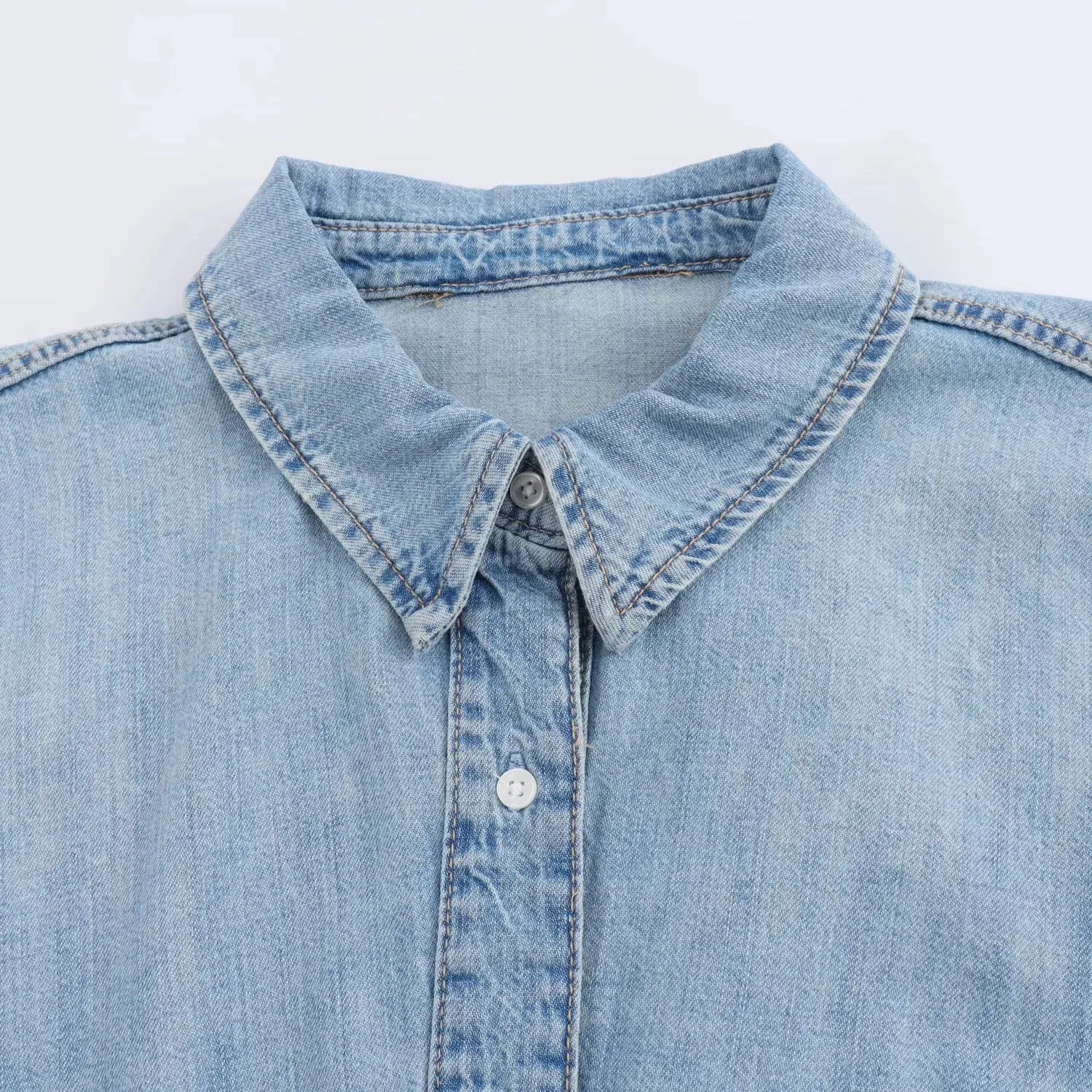Women's Blouse Long Sleeve Blouses Simple Style Solid Color display picture 13