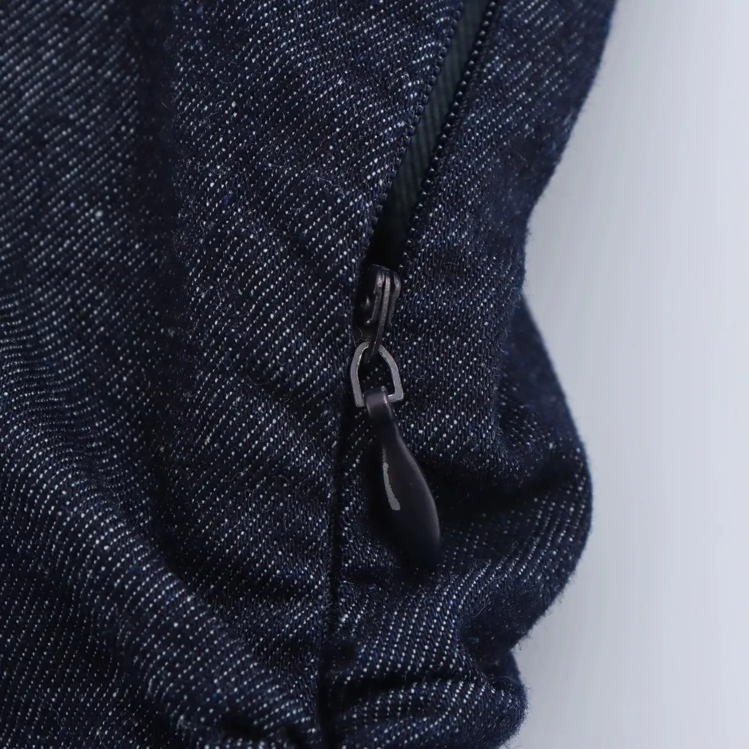 Women's Denim Dress Simple Style Shirt Collar Button Long Sleeve Solid Color Midi Dress Casual Holiday Daily display picture 9