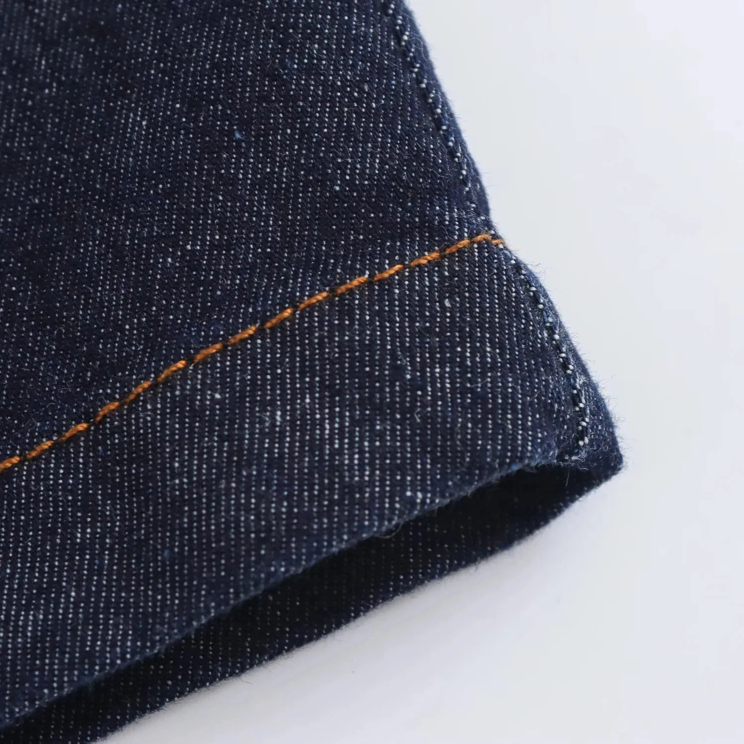 Women's Denim Dress Simple Style Shirt Collar Button Long Sleeve Solid Color Midi Dress Casual Holiday Daily display picture 11