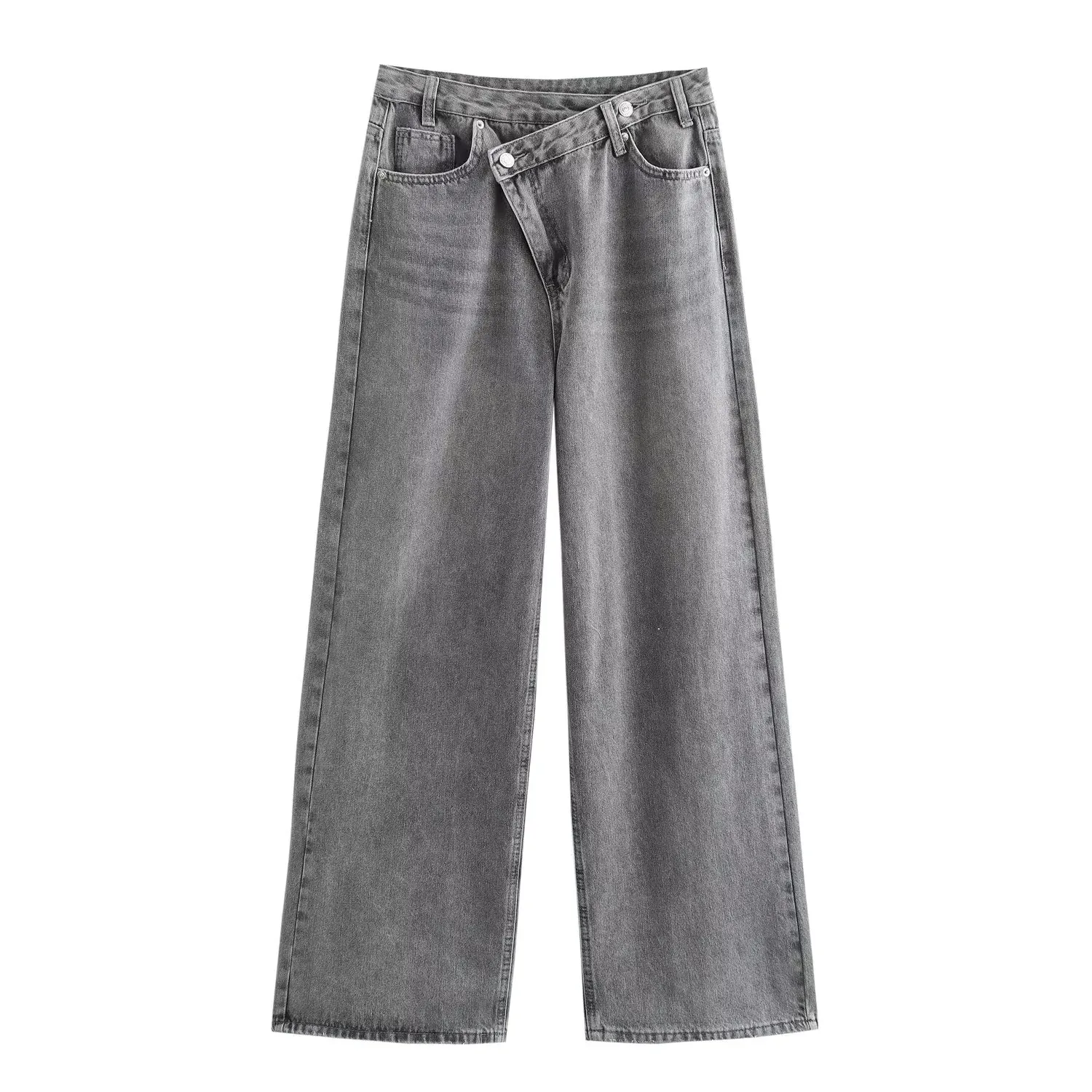 Women's Casual Daily Street Simple Style Solid Color Full Length Jeans display picture 1