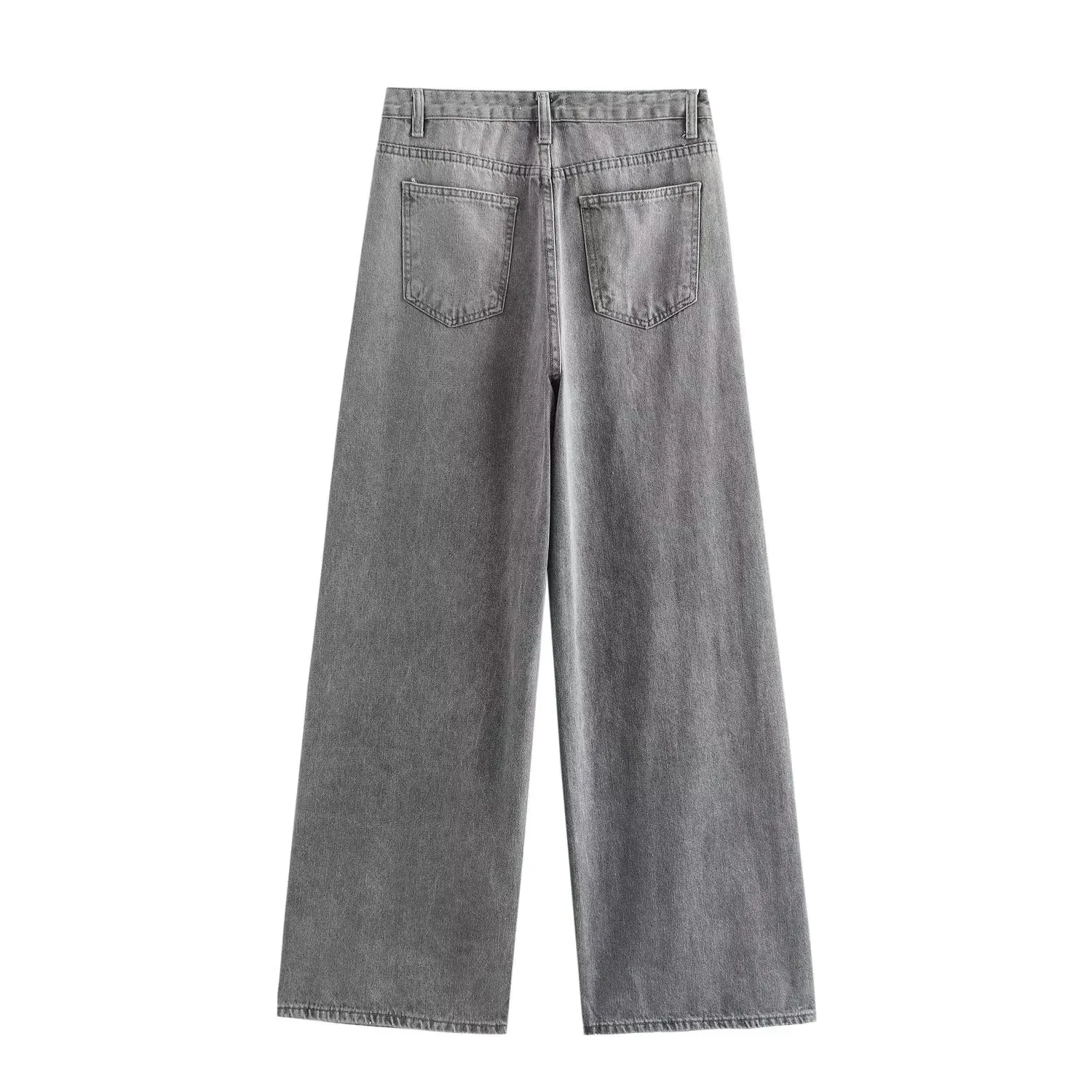 Women's Casual Daily Street Simple Style Solid Color Full Length Jeans display picture 2