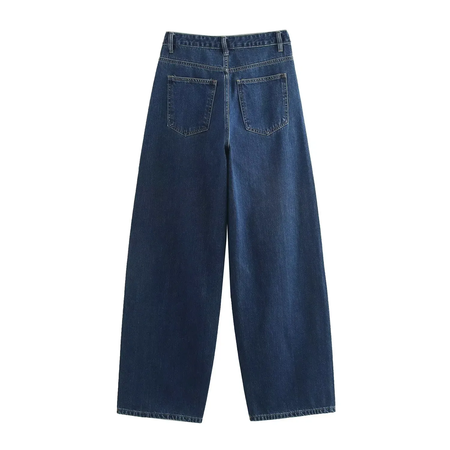 Women's Casual Daily Street Simple Style Solid Color Full Length Jeans display picture 6