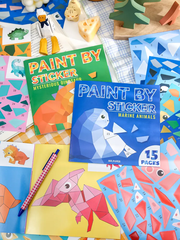 14 Pieces Per Book Animal Class Learning School Paper Cartoon Style Cute Handmade Stickers display picture 1