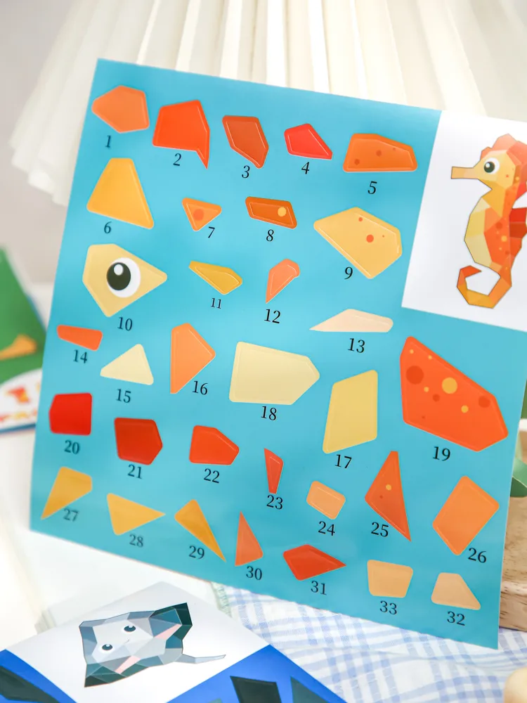 14 Pieces Per Book Animal Class Learning School Paper Cartoon Style Cute Handmade Stickers display picture 9