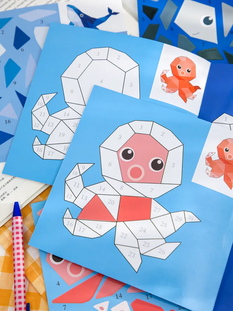 14 Pieces Per Book Animal Class Learning School Paper Cartoon Style Cute Handmade Stickers display picture 8