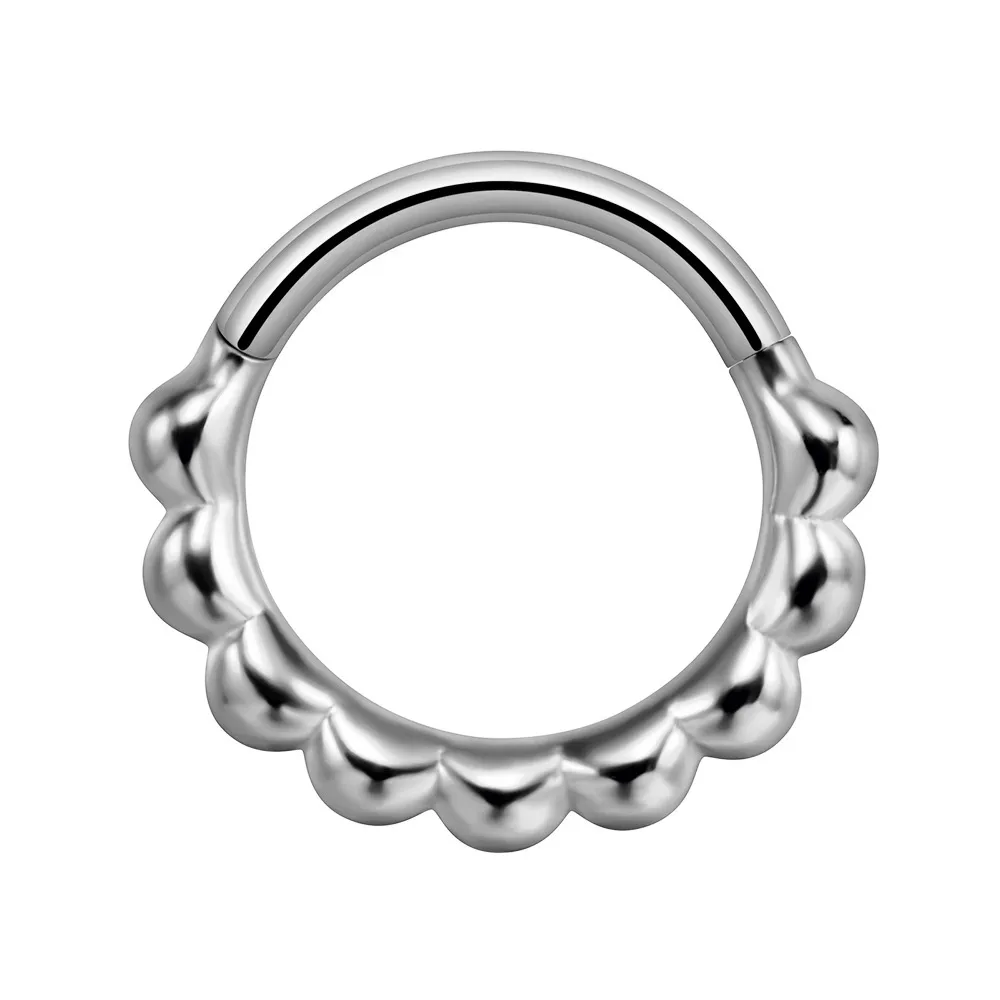 Classic Style Flower 304 Stainless Steel Plating Unisex Nose Ring display picture 4
