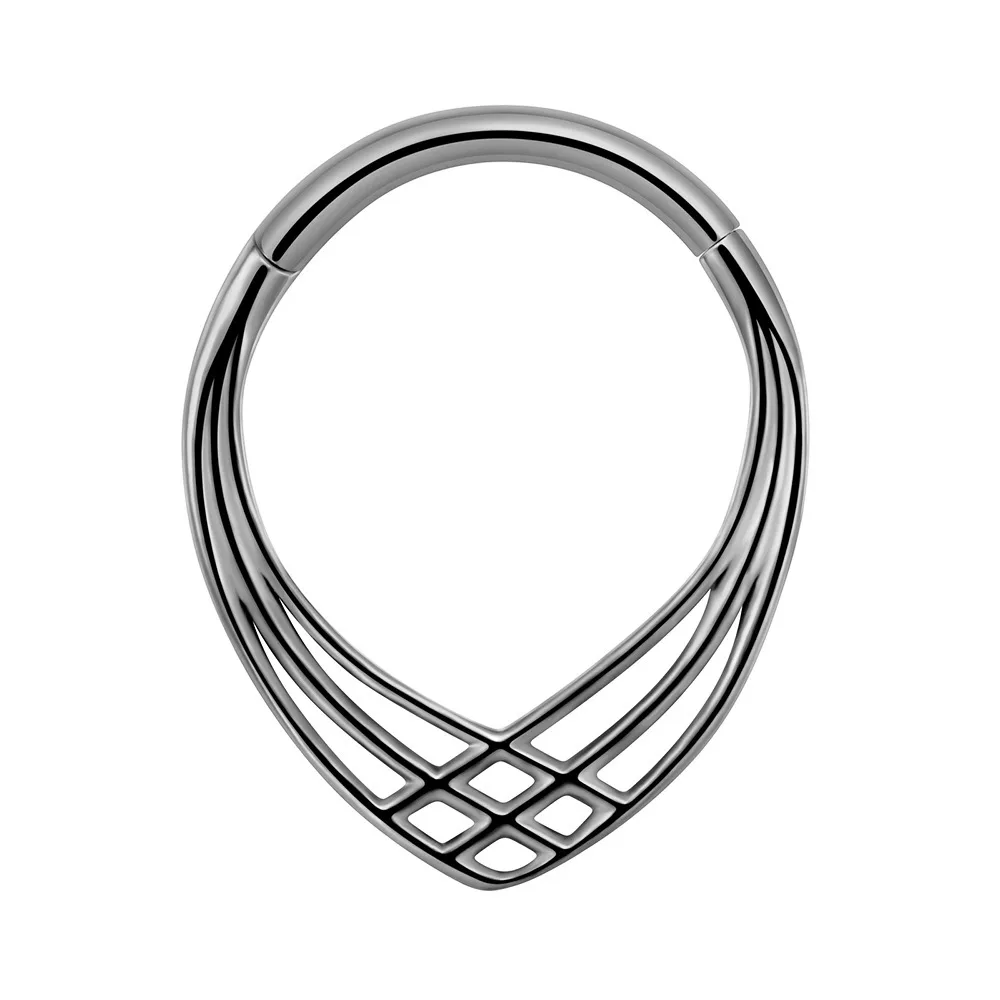 Classic Style Flower 304 Stainless Steel Plating Unisex Nose Ring display picture 6