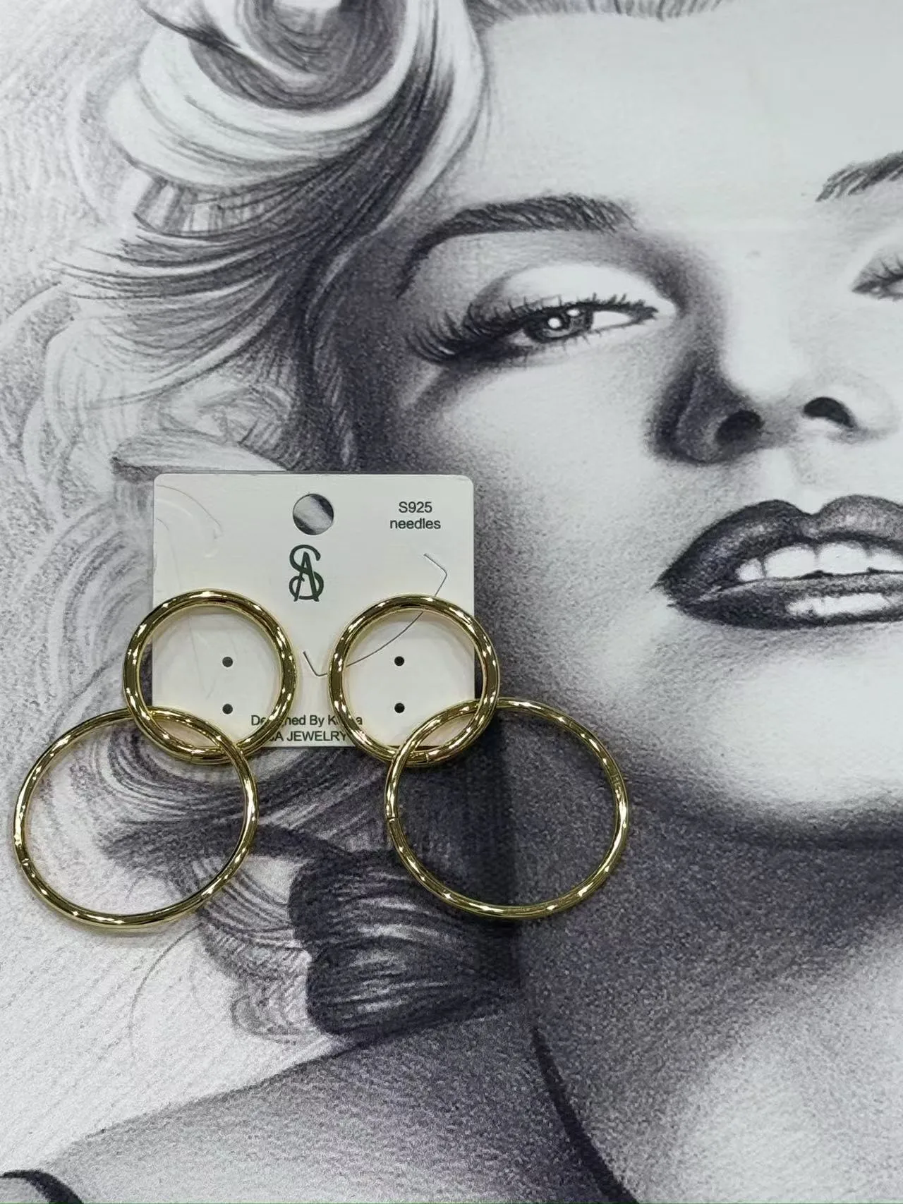 1 Pair/Package Casual Modern Style Circle Solid Color Polishing Copper 18K Gold Plated Drop Earrings display picture 2