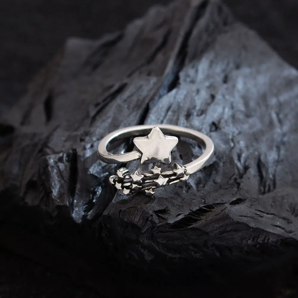Simple Style Star Copper Men's Rings display picture 1
