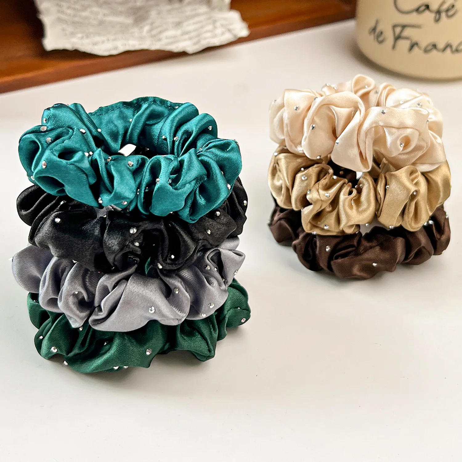 Women's Vacation Classic Style Solid Color Cloth Hair Tie display picture 2