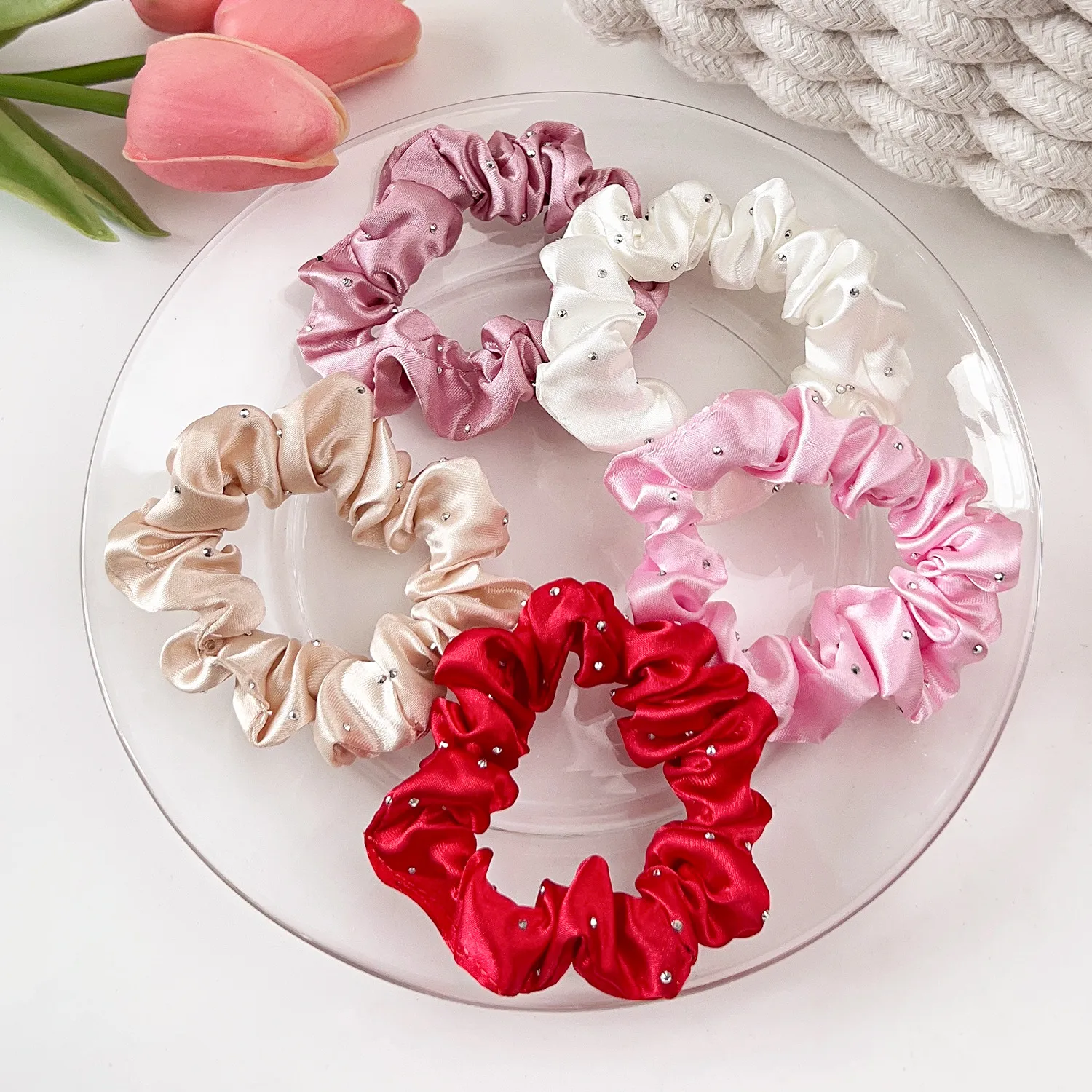 Women's Vacation Classic Style Solid Color Cloth Hair Tie display picture 4