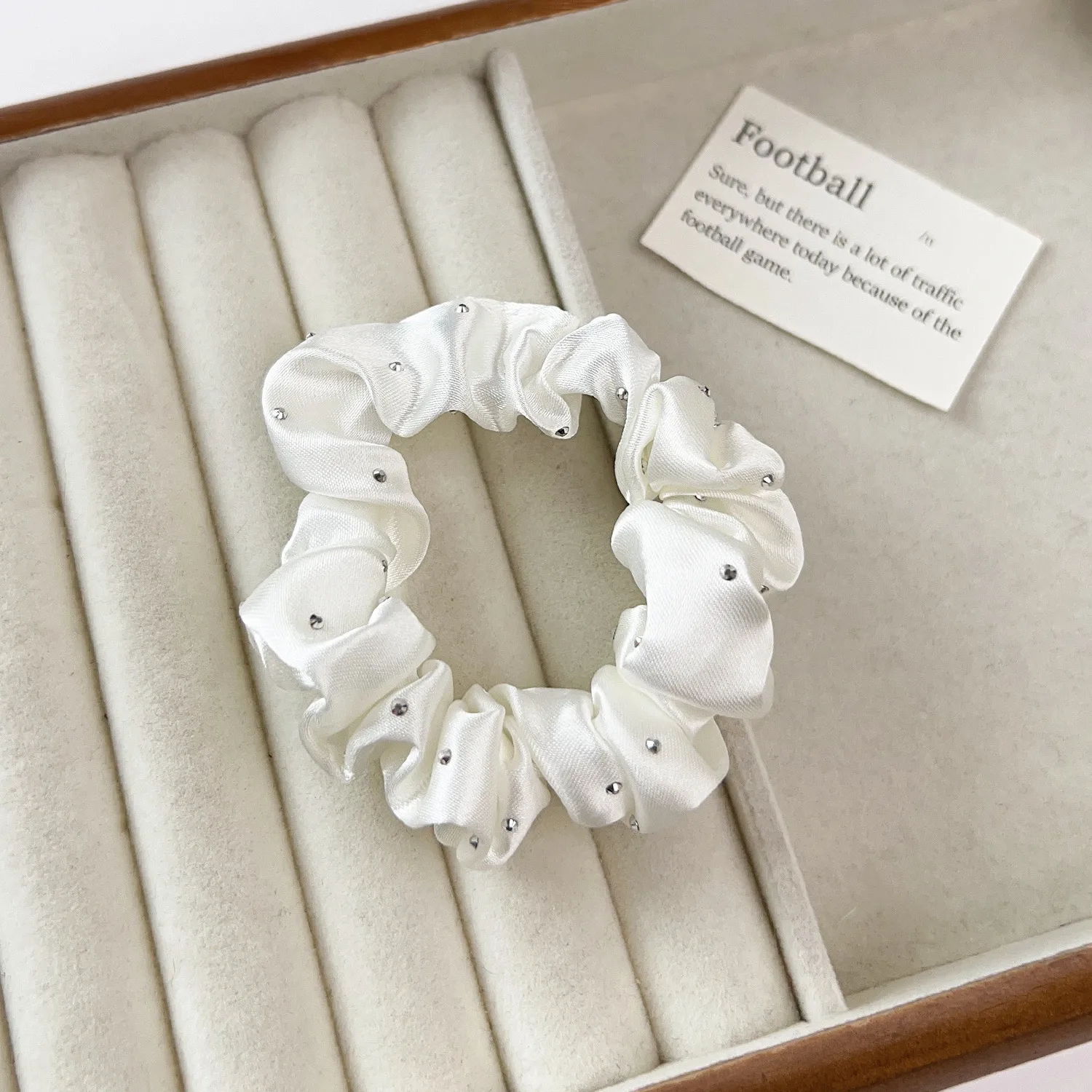 Women's Vacation Classic Style Solid Color Cloth Hair Tie display picture 5