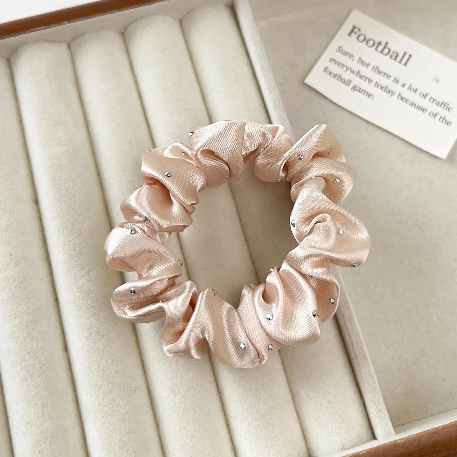Women's Vacation Classic Style Solid Color Cloth Hair Tie display picture 6