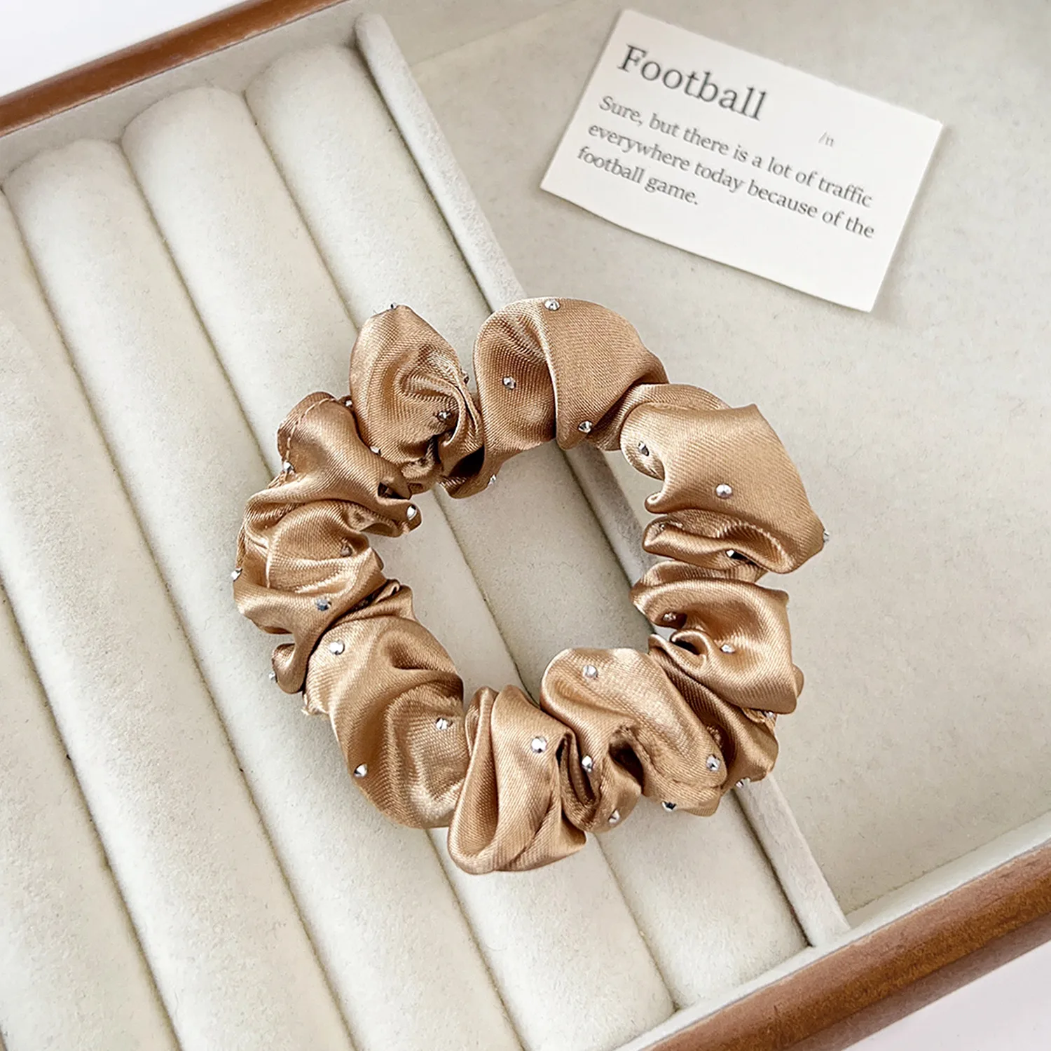 Women's Vacation Classic Style Solid Color Cloth Hair Tie display picture 9