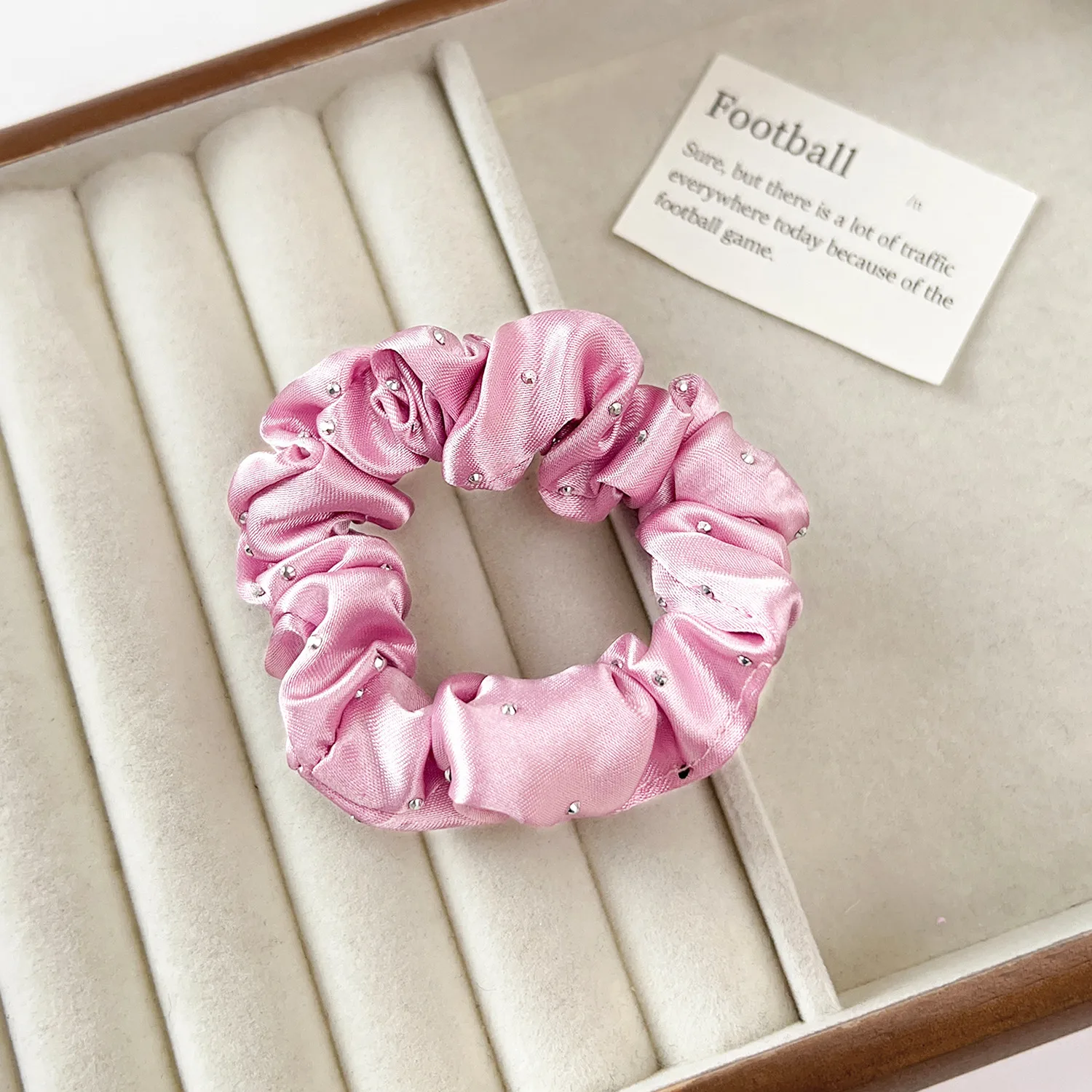 Women's Vacation Classic Style Solid Color Cloth Hair Tie display picture 11