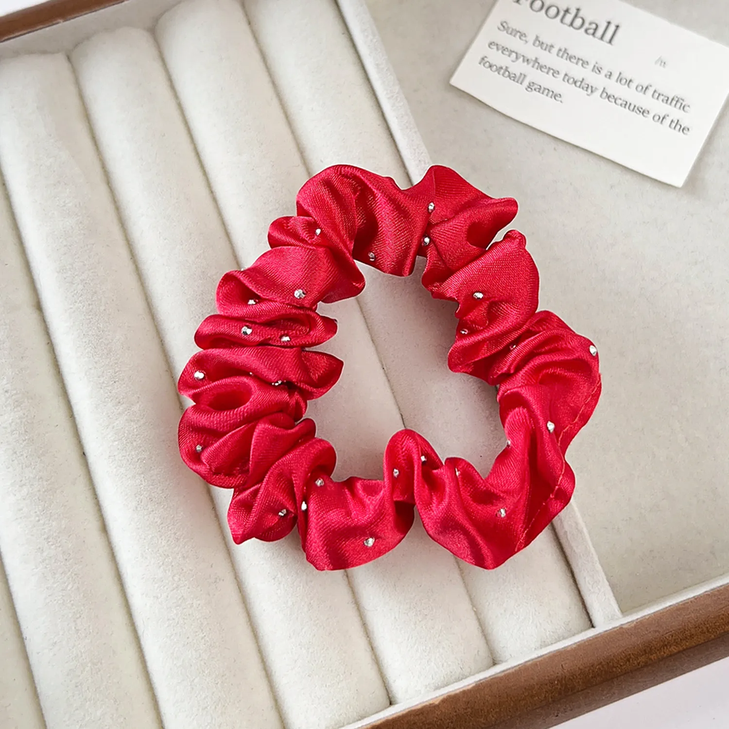 Women's Vacation Classic Style Solid Color Cloth Hair Tie display picture 15