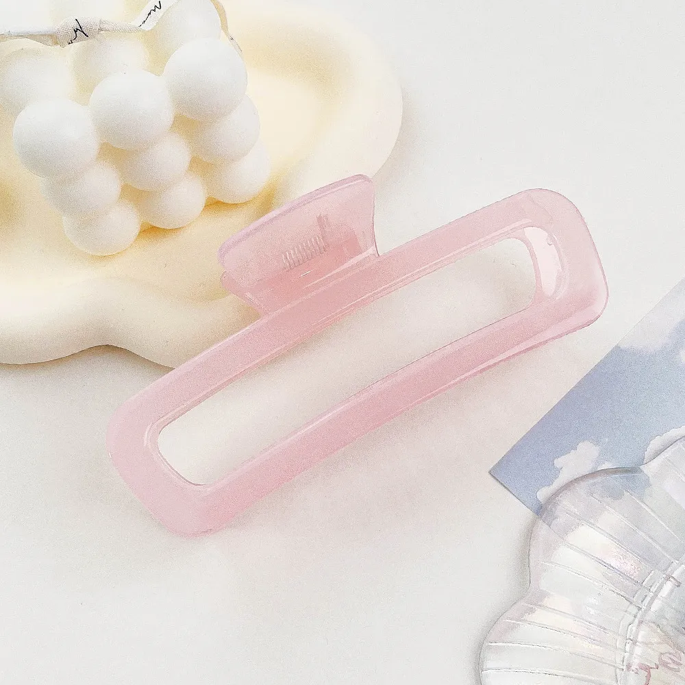 Women's Classic Style Solid Color Plastic Hair Claws display picture 17