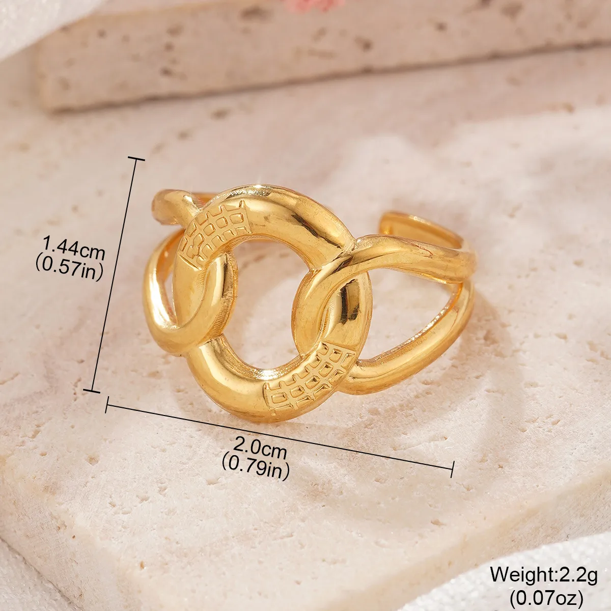 Retro Classic Style Geometric Starfish Heart Shape 304 Stainless Steel Plating Women's Open Rings display picture 16