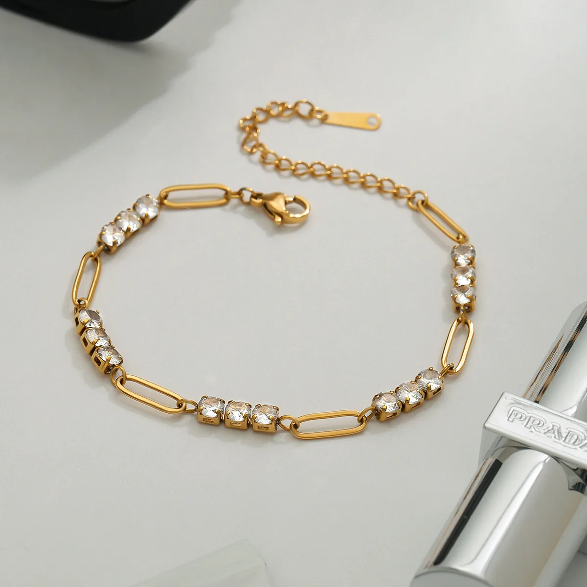 Basic Modern Style Geometric 316 Stainless Steel  Women's Bracelets Necklace display picture 11