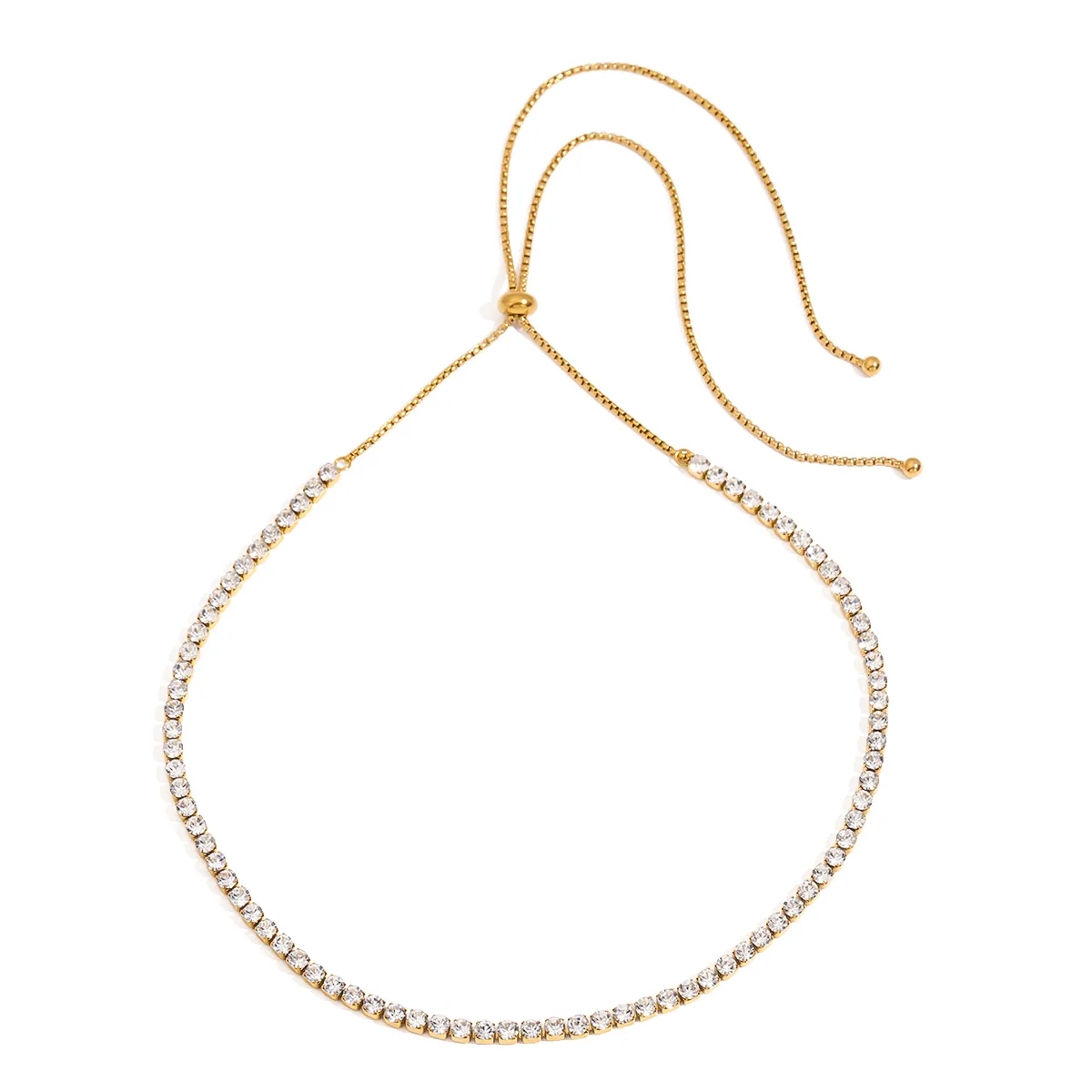 Basic Modern Style Geometric 316 Stainless Steel  Women's Bracelets Necklace display picture 14