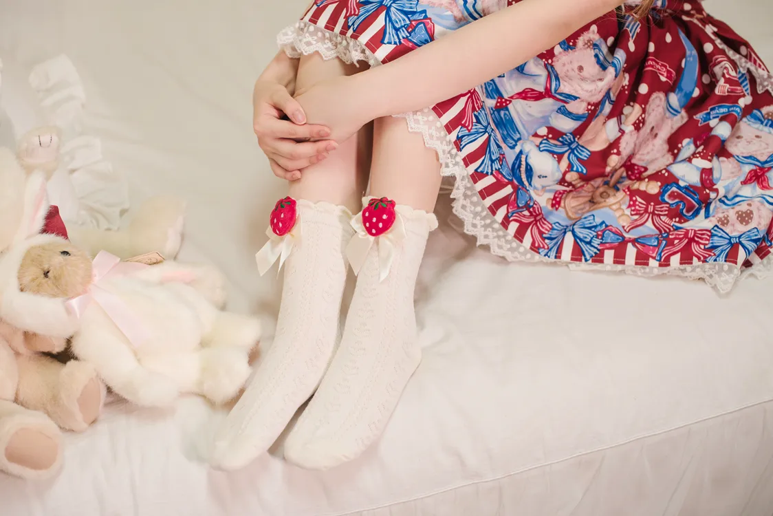 Women's Sweet Strawberry Bow Knot Cotton Ankle Socks A Pair display picture 10