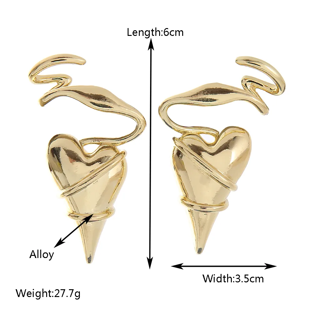 1 Pair Fairy Style Retro Lady Heart Shape Butterfly Alloy Rhinestones Drop Earrings display picture 1
