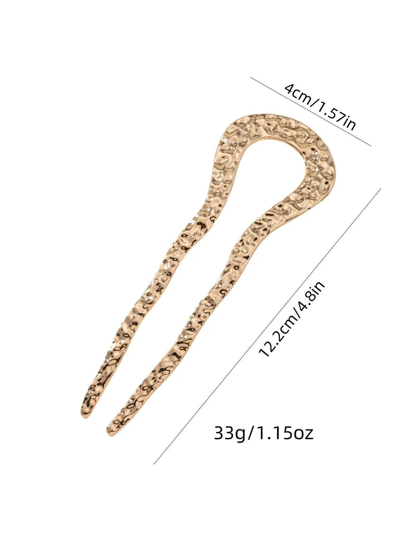 Women's Simple Style Solid Color Alloy Hair Sticks display picture 2
