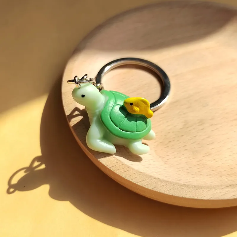 1 Piece Cute Tortoise Synthetic Resin Alloy Unisex Keychain display picture 1