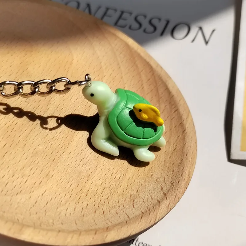 1 Piece Cute Tortoise Synthetic Resin Alloy Unisex Keychain display picture 2