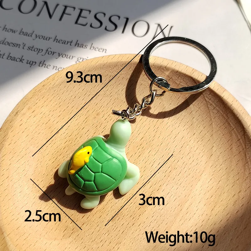 1 Piece Cute Tortoise Synthetic Resin Alloy Unisex Keychain display picture 5