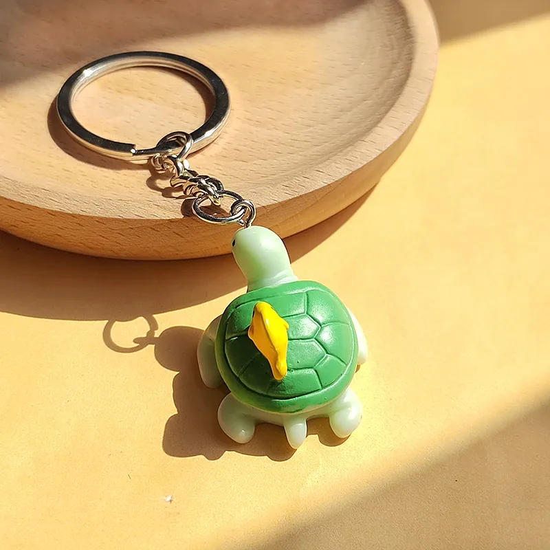 1 Piece Cute Tortoise Synthetic Resin Alloy Unisex Keychain display picture 3